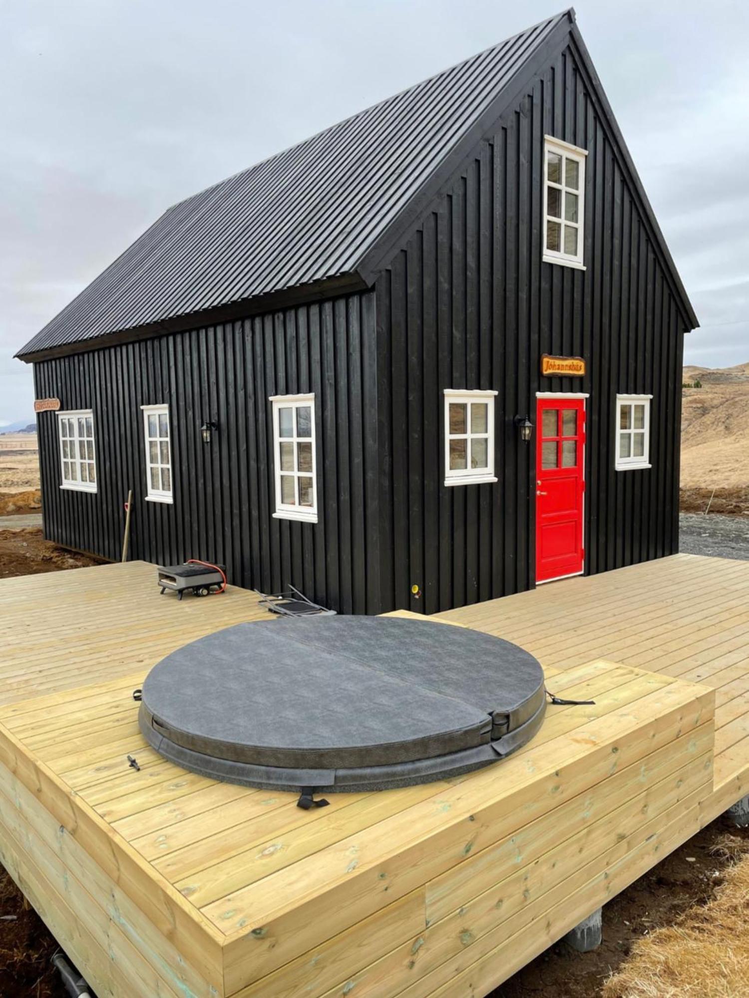 Arngrimslundur Cottages ฟลูดีร์ ภายนอก รูปภาพ