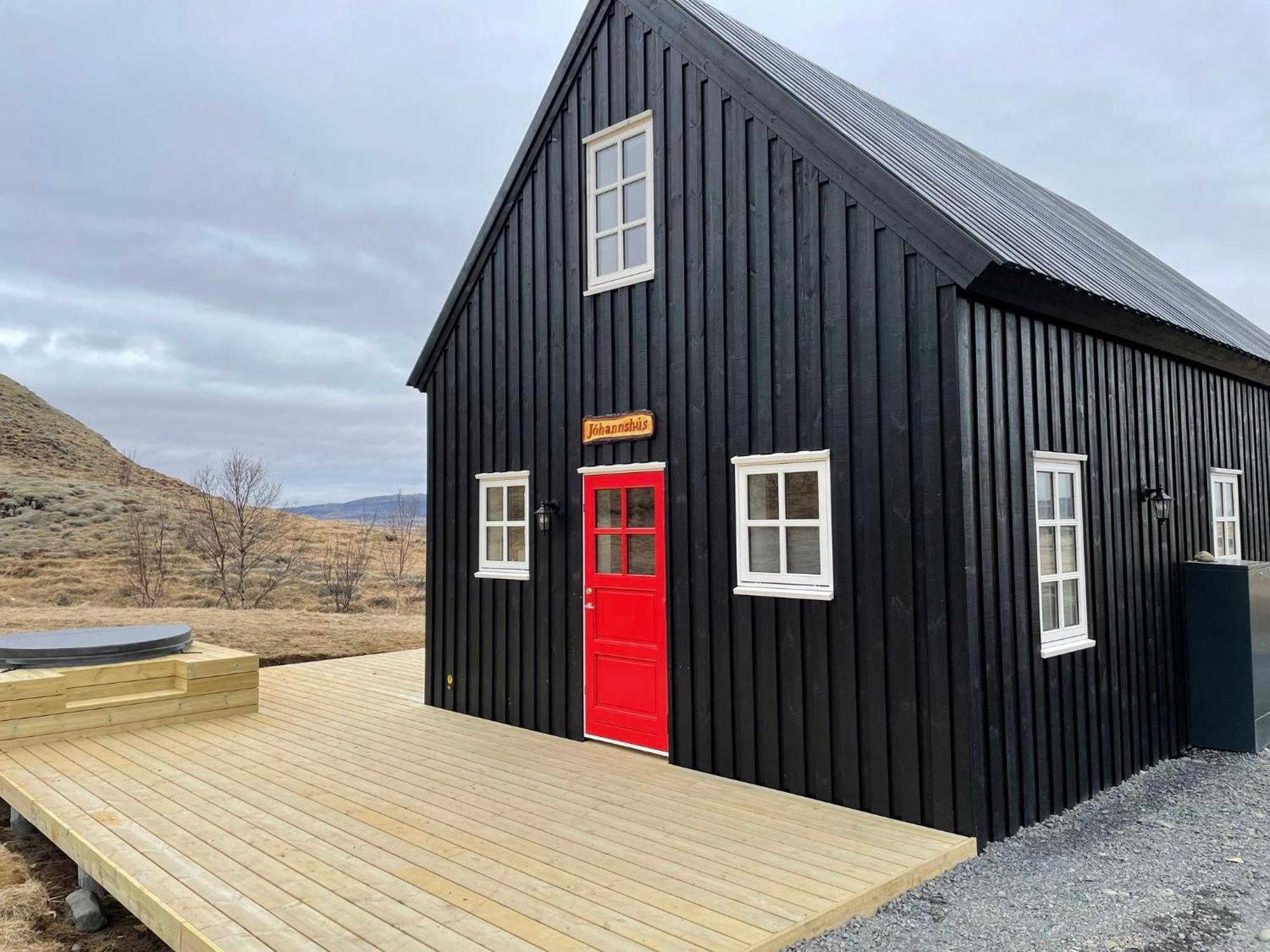Arngrimslundur Cottages ฟลูดีร์ ภายนอก รูปภาพ